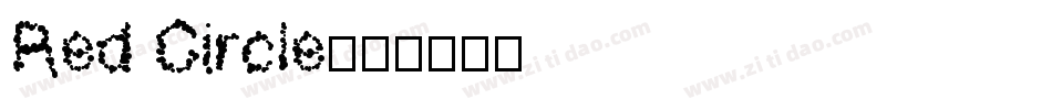 Red Circle字体转换